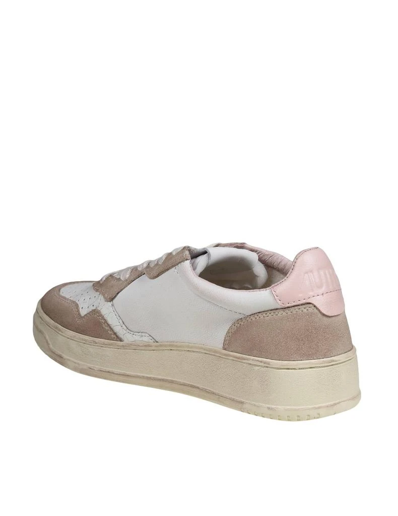 Autry Sneakers In White And Pink Leather 3