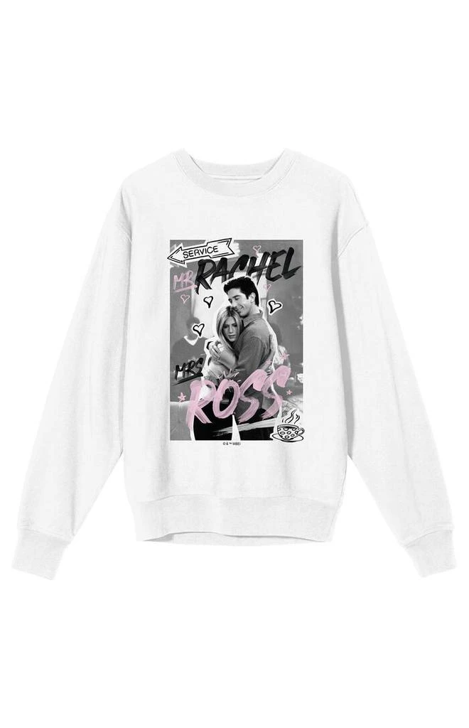 null Friends TV Rachel & Ross Crew Neck Sweatshirt 1