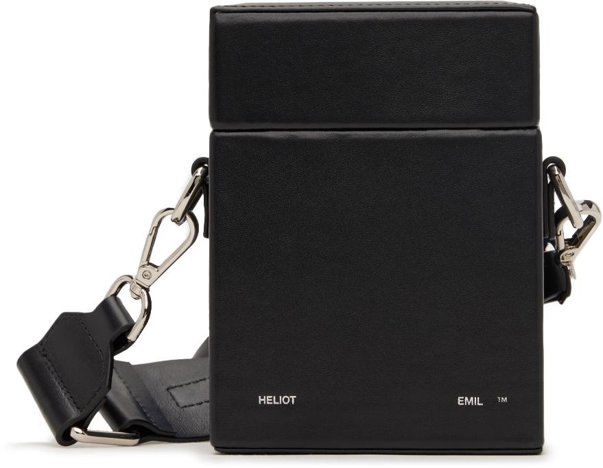 Heliot Emil Black Concave Bag | ModeSens