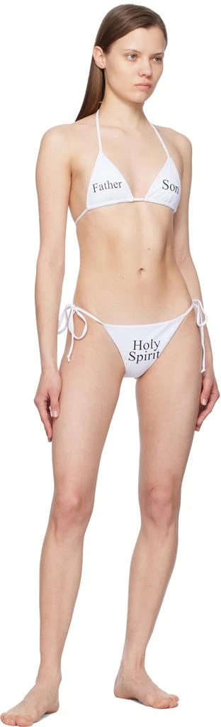 Praying SSENSE Exclusive White Holy Trinity Bikini 4