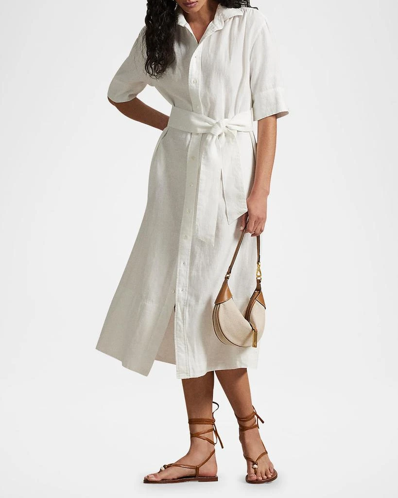 Ralph Lauren Belted Linen Shirtdress 2