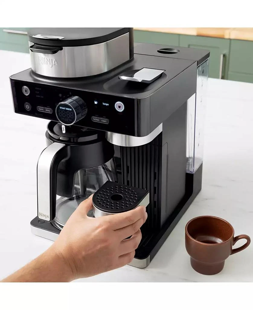 Ninja CFN601 Espresso & Coffee Barista System, Single-Serve Coffee & Nespresso Capsule Compatible 10