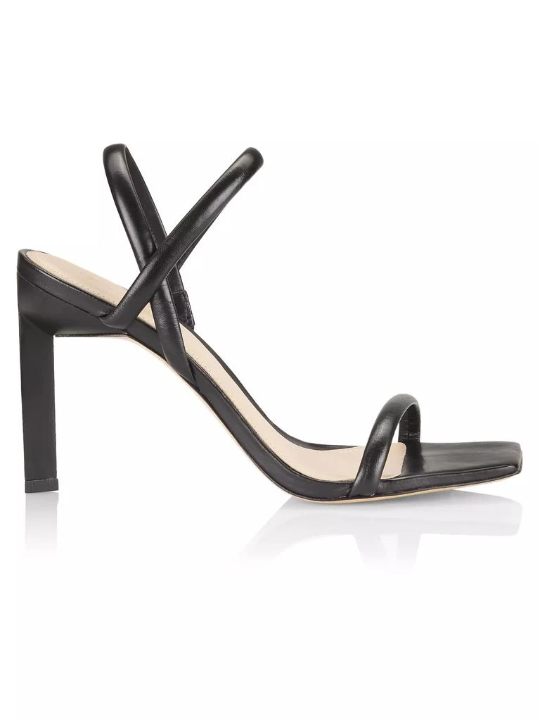 Saks Fifth Avenue COLLECTION Strappy Leather Heels 1