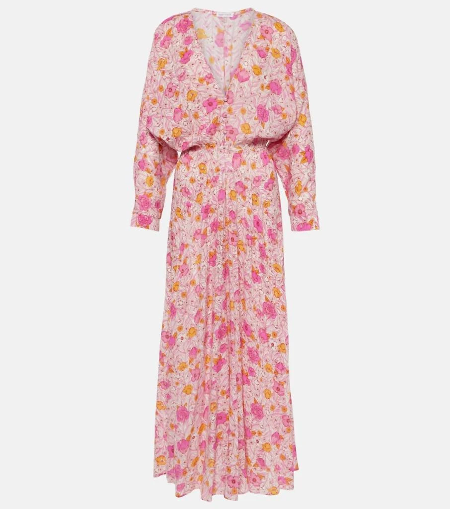 Poupette St Barth Poupette St Barth - Ilona V Neck Long dress 3