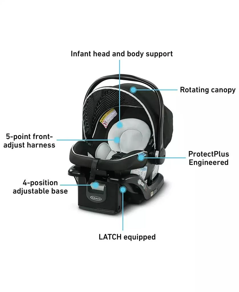 Graco SnugRide Lite LX Infant Car Seat 6