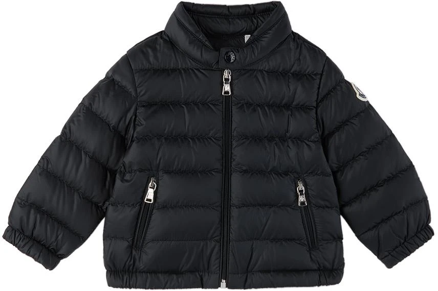 Moncler Baby Black Acorus Down Jacket 1