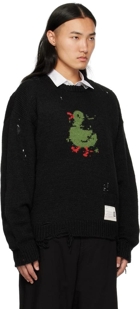 Maison MIHARA YASUHIRO Black Duck Knit Sweater 2