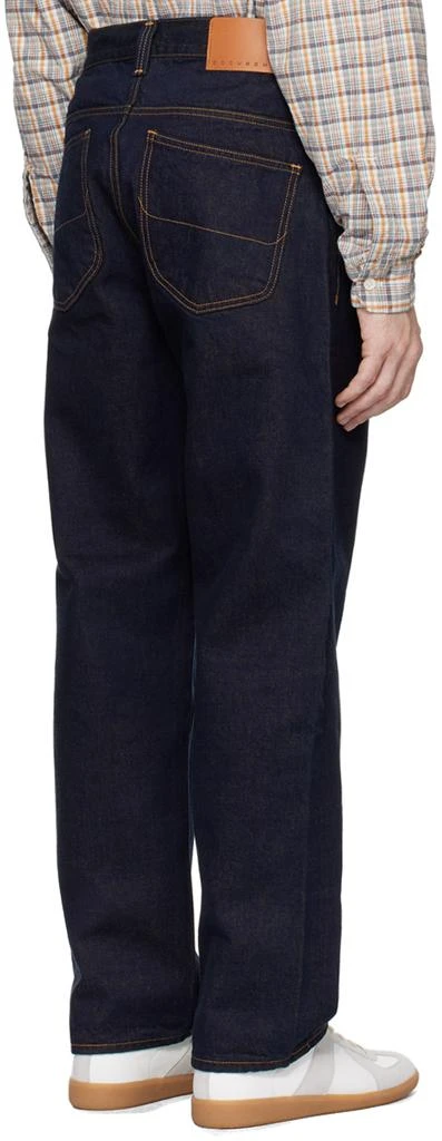 DOCUMENT Indigo Double Face Denim 5-Pocket Jeans 3