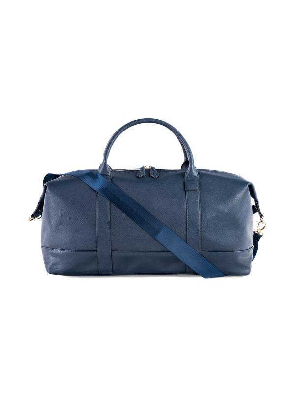 Brouk & Co. Alexa Saffiano Leather Duffel Bag