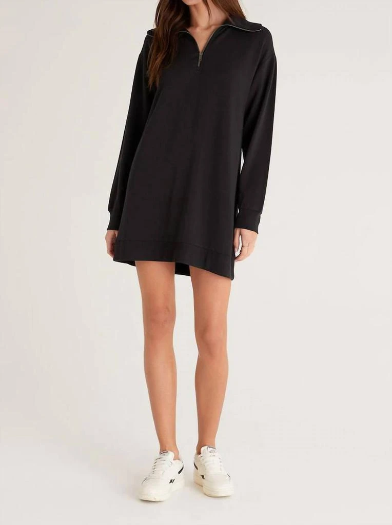 Z Supply Z Supply - Abigail Half Zip Mini Dress 4
