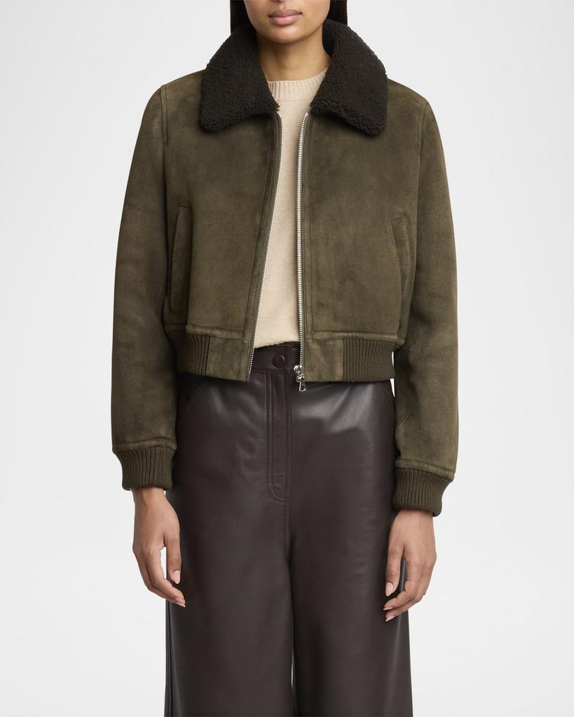 Yves Salomon Shearling Zip Jacket