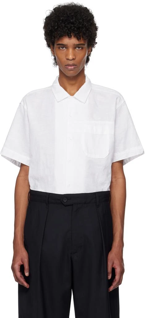 Engineered Garments White Camp Shirt 1