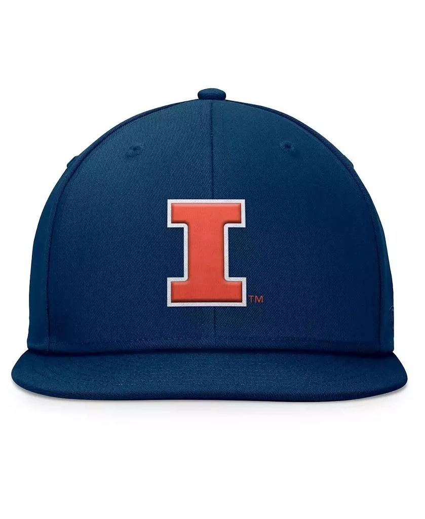Top of the World Men's Navy Illinois Fighting Illini Fundamental Snapback Hat 2