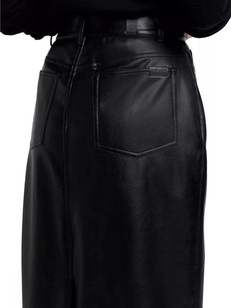 7 For All Mankind Faux Leather Maxi Skirt 6