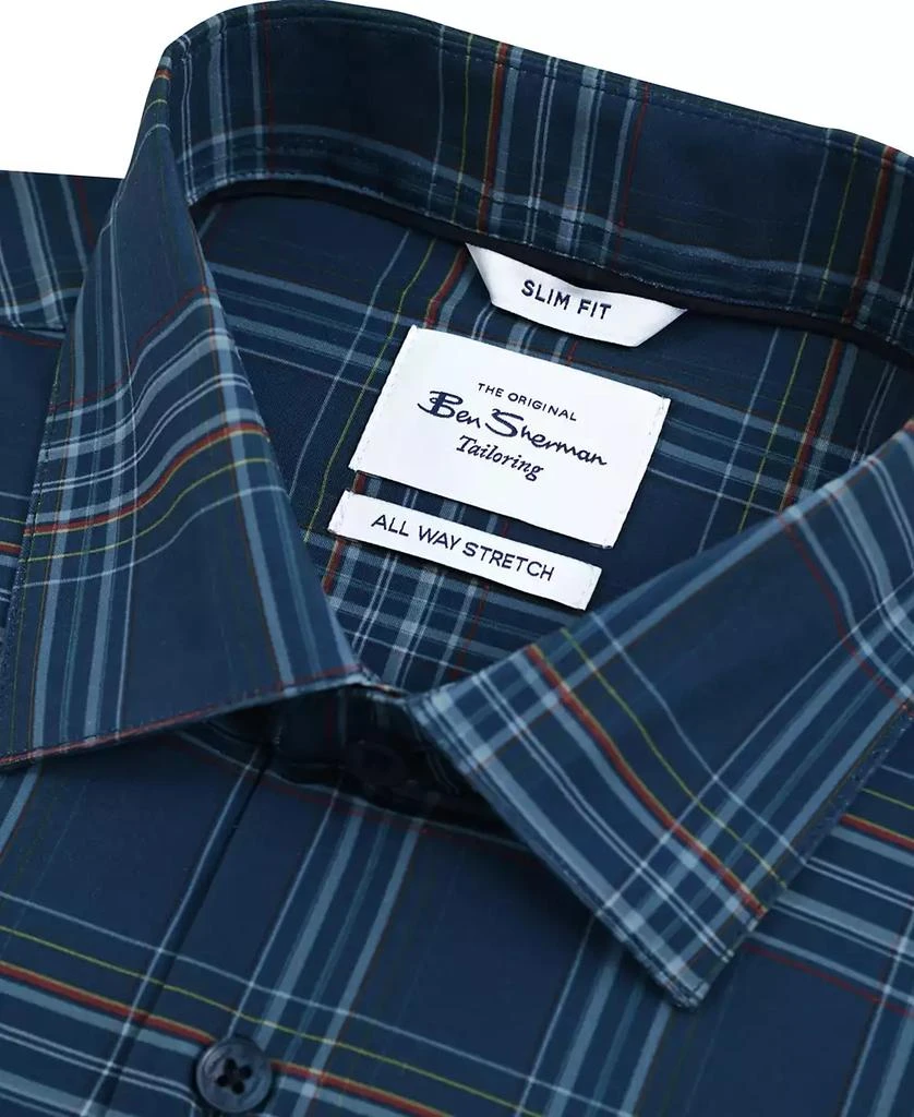 Men's Slim-Fit Plaid Shirt  On Sale Now with Up to 40% Off | Discover  Exclusive Deals & Savings at BeyondStyle  Authentic Ben Sherman  Men|dress_shirt|dress shirts|men's fashion with Limited-Time Discounts, Free