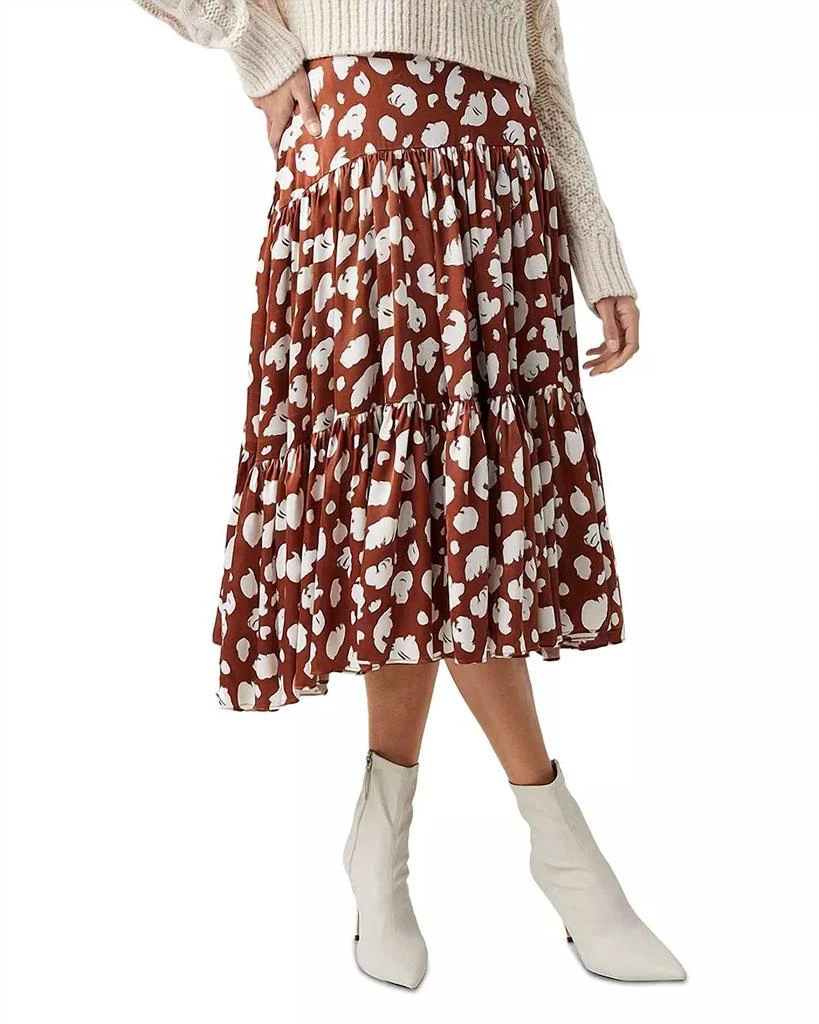 French Connection French Connection - The Aimee Tiered Midi Skirt 2