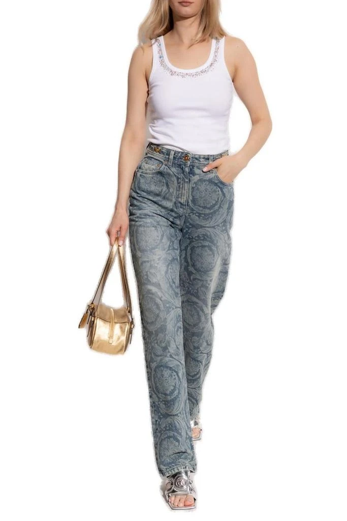 Versace Versace Barocco Pattern Jeans 4