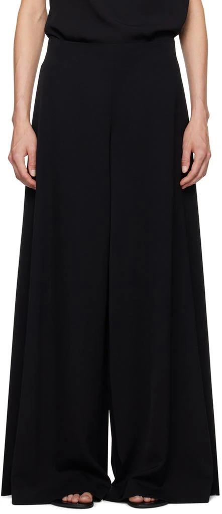 The Row Black Dela Trousers 1