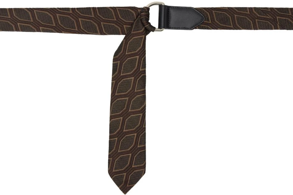 Dries Van Noten Brown Tie Belt UNI - Ties - BeyondStyle