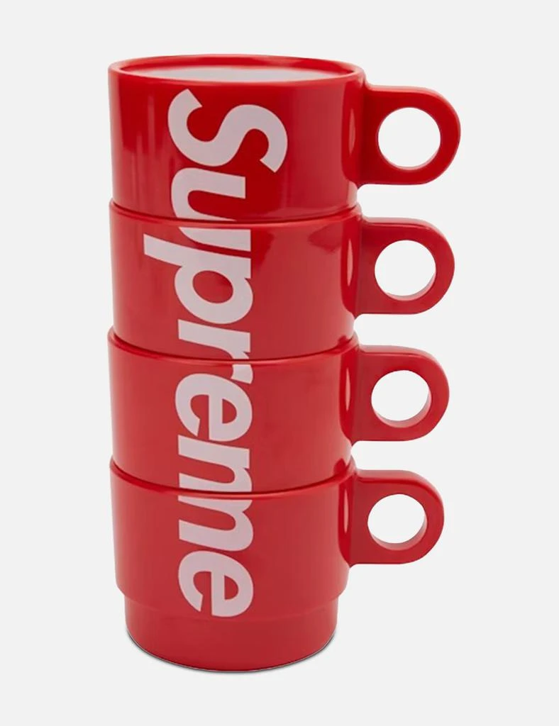 Supreme Supreme Stacking Cups in Red (Set of 4) 1