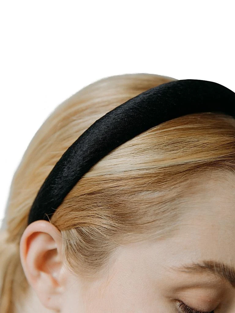 Jennifer Behr Tori Headband In Satin 2