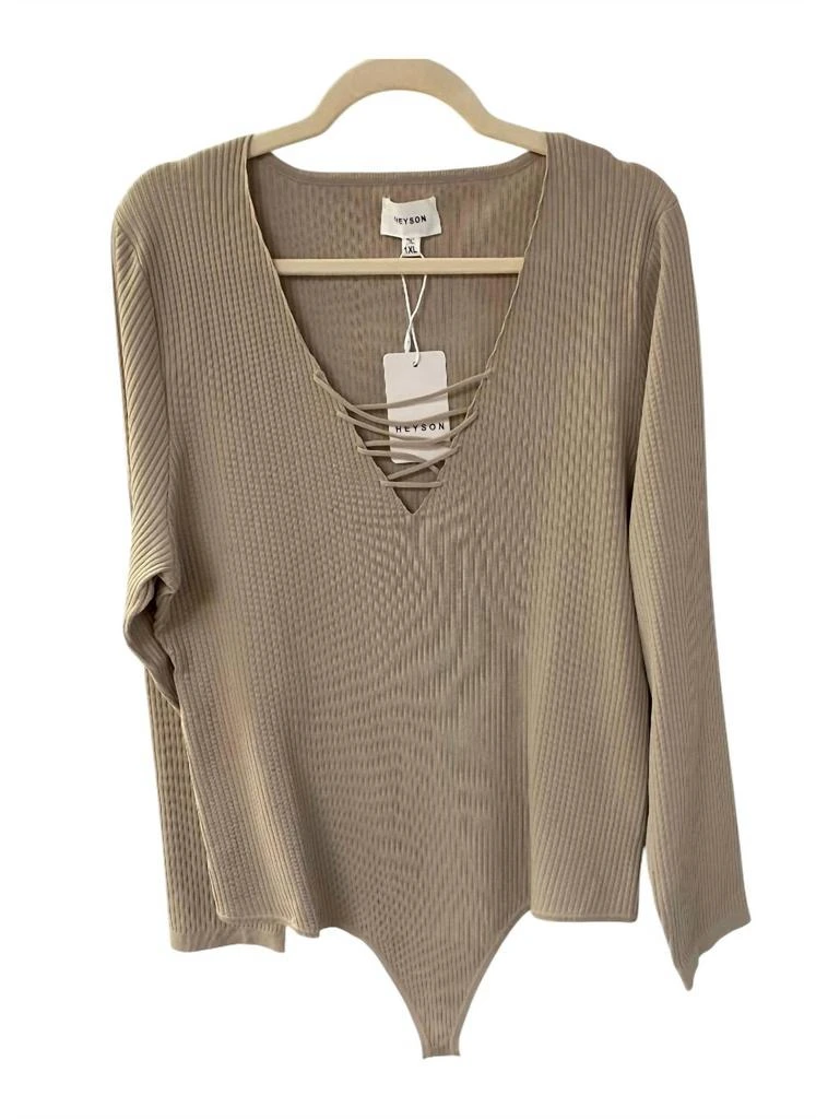 Heyson Heyson - Women
s Long Sleeve Bodysuit 2