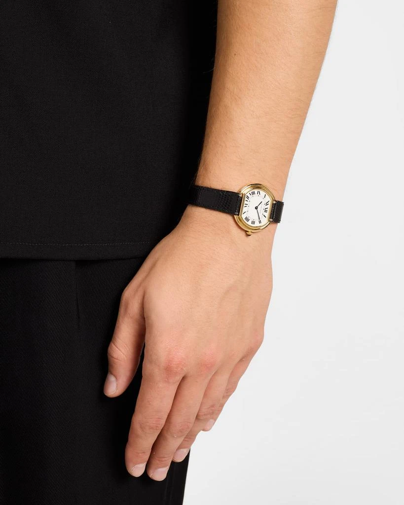 Cartier Cartier 18K Yellow Gold Ellipse 29mm Vintage 1980s Watch 2