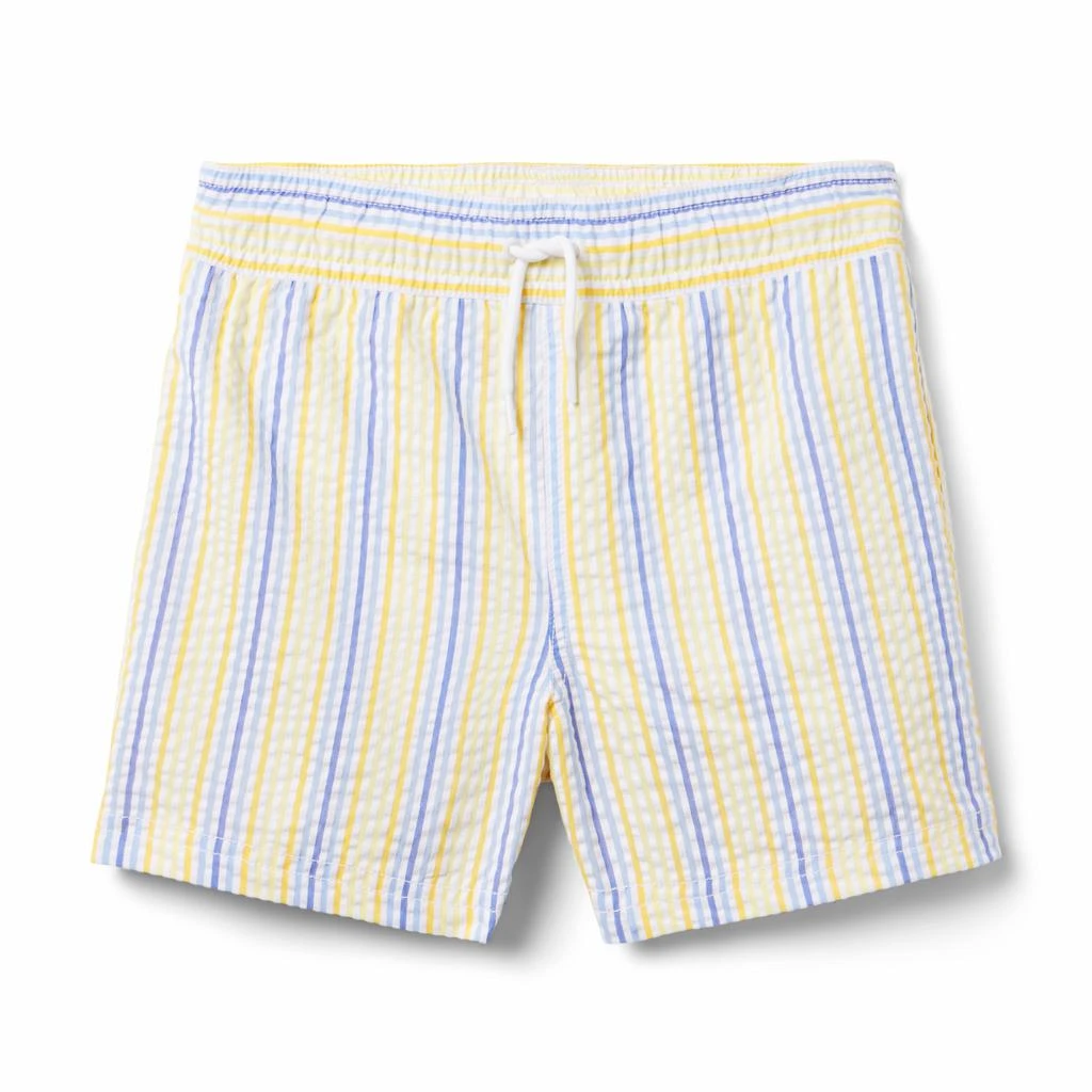 Janie and Jack Seersucker Pull-On Shorts (Toddler/Little Kid/Big Kid) 1