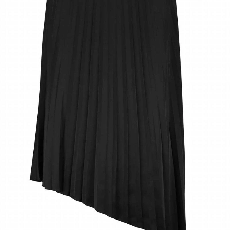 Bishop + Young Pleated Midi Skirt In Noir 1