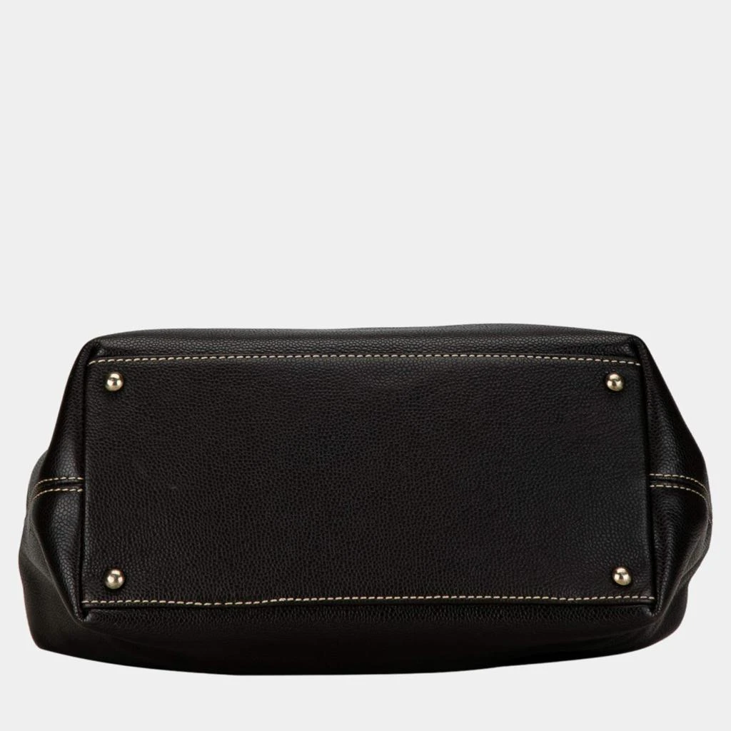 Chanel Chanel Black CC Caviar Tote 4