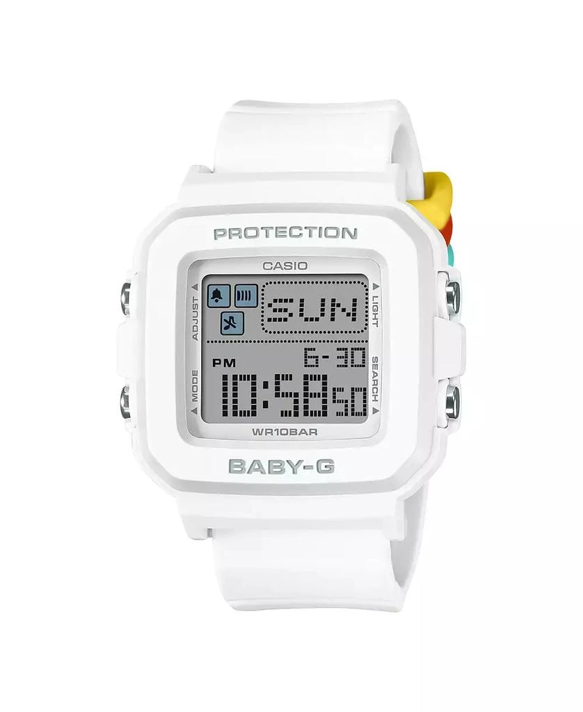 G-Shock G-Shock Ladies White Resin Watch, 39mm Women's Quartz