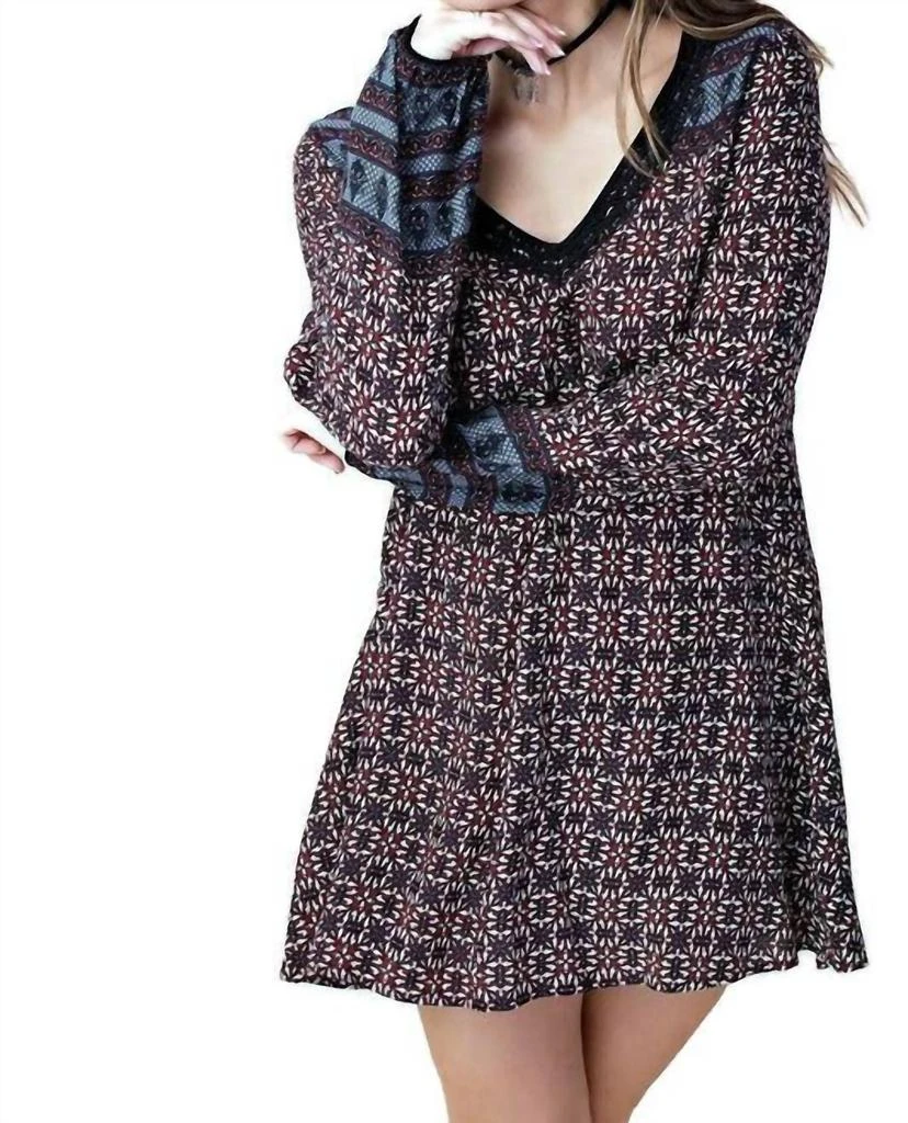 Kori Kori - Border Print Swing Dress, 3