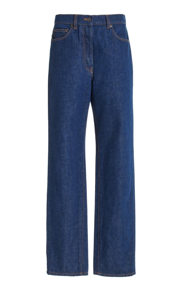 【関税込み】The Row ブラック Bercy ジーンズ Bercy straight jeans in black - The Row | Mytheresa