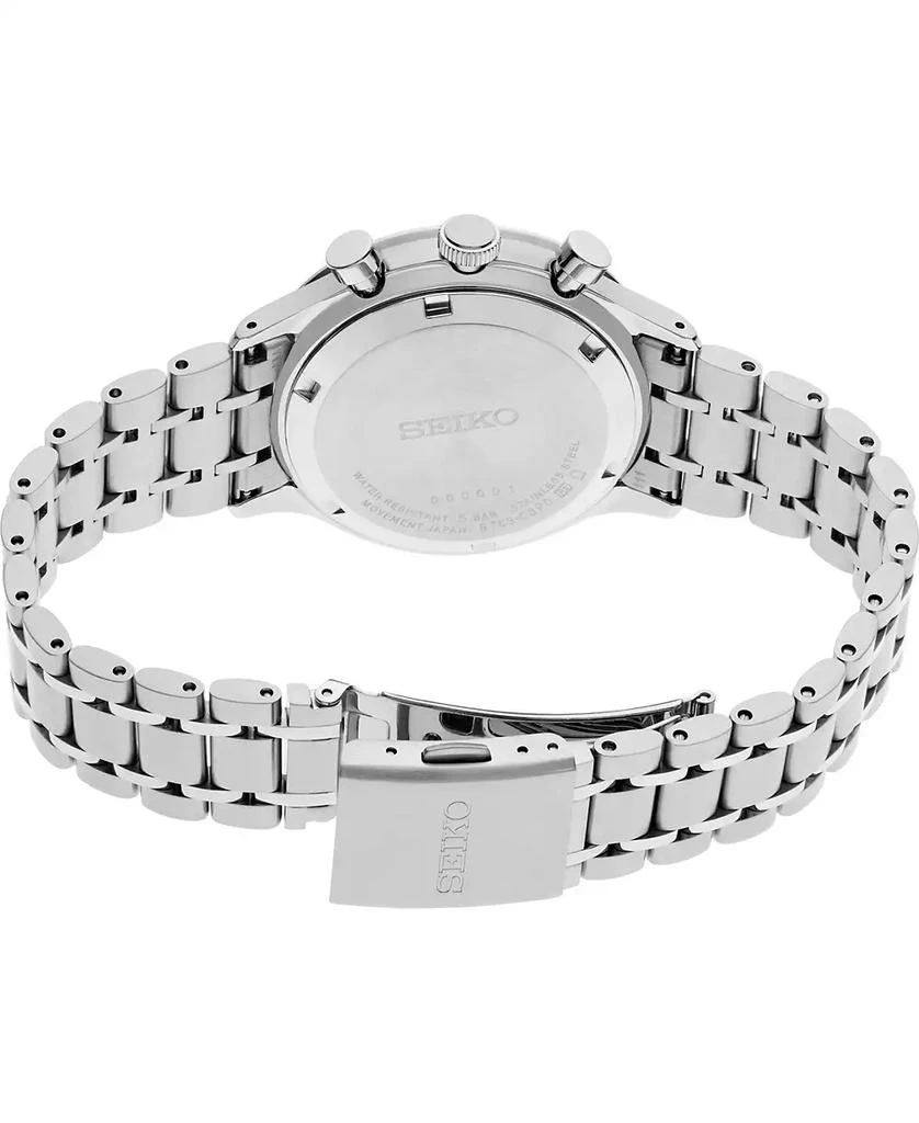 Seiko Men
s Essentials Silver Stainless Steel Bracelet Watch, 38.7mm 3