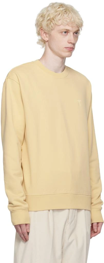 AMI Paris Yellow Ami de Cœur Sweatshirt 2