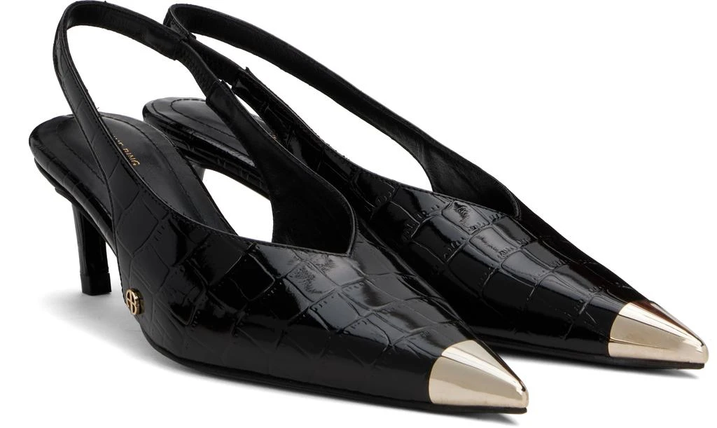 ANINE BING Black Nina Heels 4