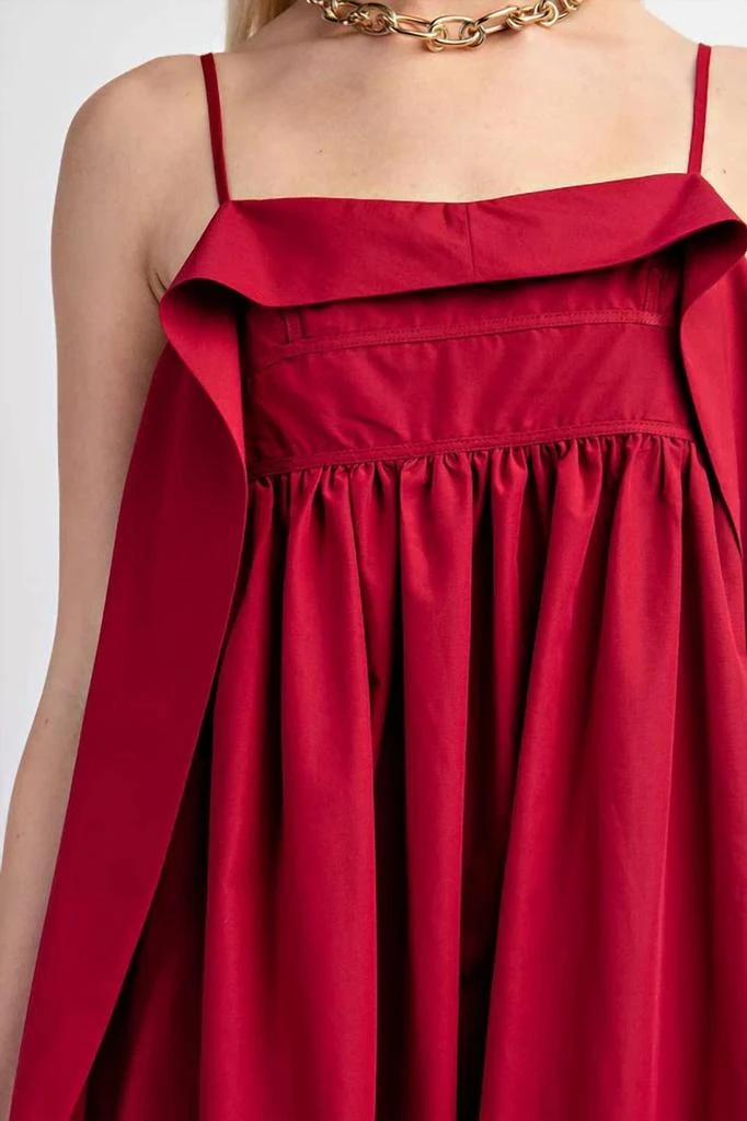 Gigio - Open Back Midi Dress  On Sale Now with Up to 32% Off | Discover  Exclusive Deals & Savings at BeyondStyle  Authentic GiGiO women > dresses  > midi|584087937|clothing|dresses|midi|om|polyester|red|solid|under $50