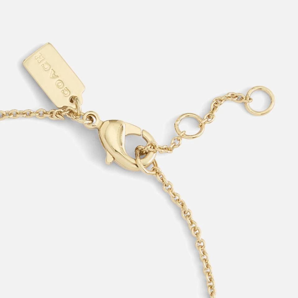 Coach Coach Signature Pavé C Strand Gold-Tone Bracelet 4