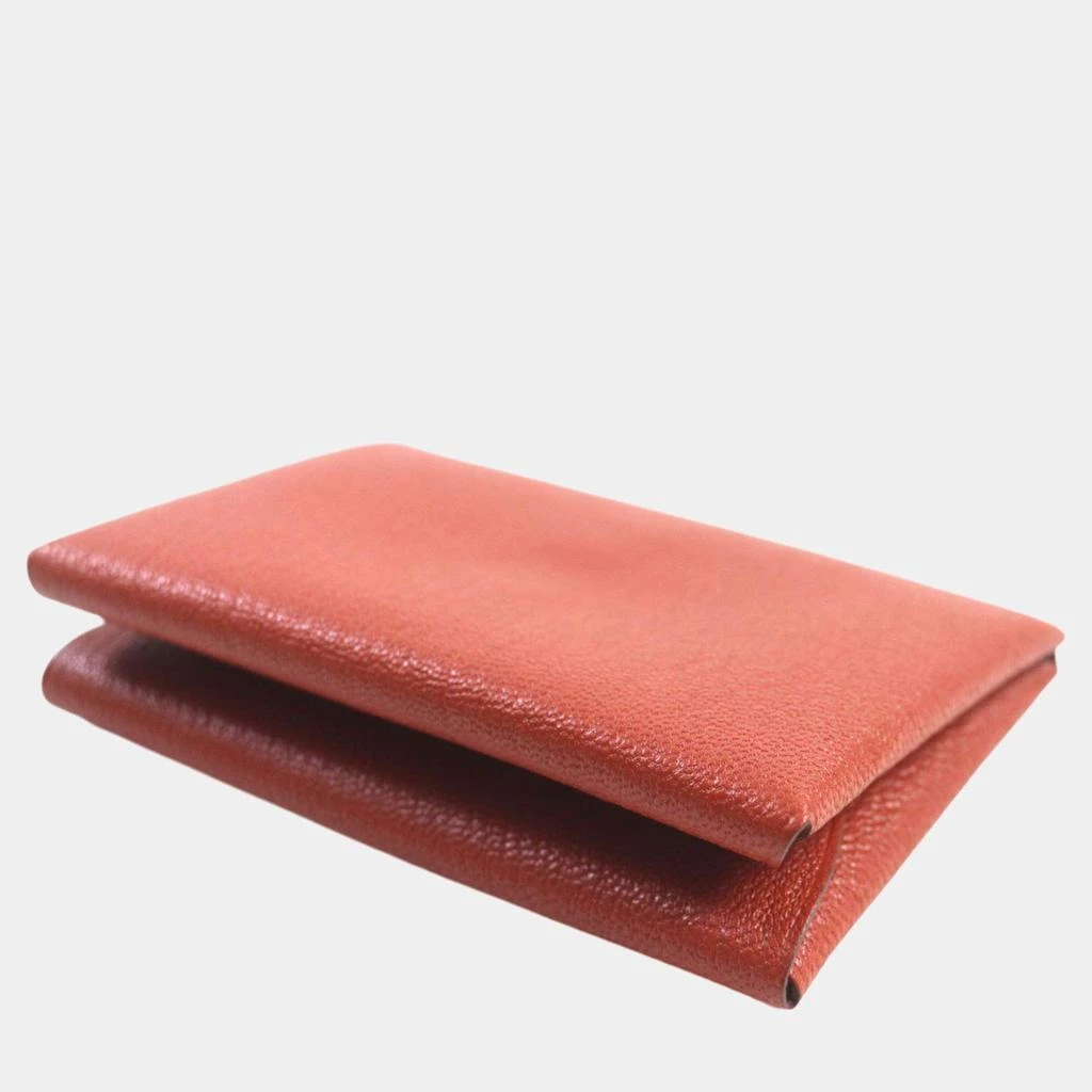 Hermes Hermes Calvi Duo Card Case 2024 Brown Leather 4