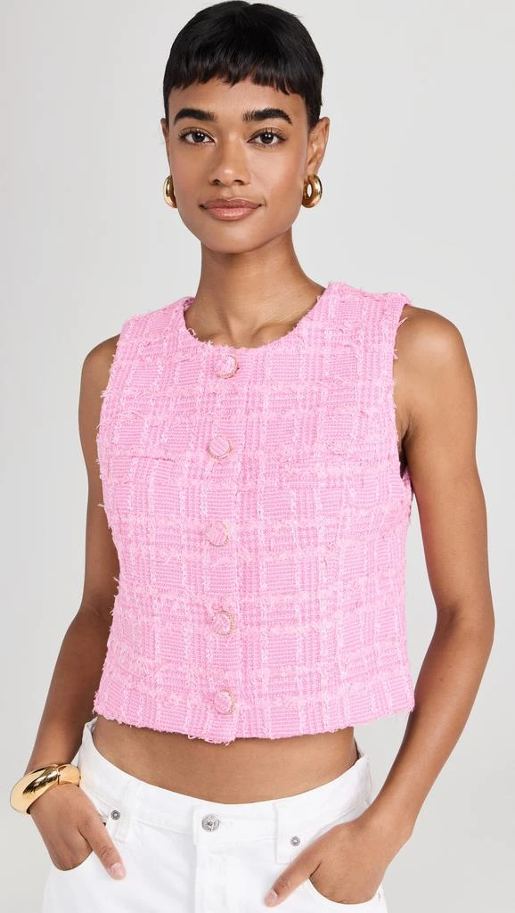 endless rose Tweed Shirt Vest 1