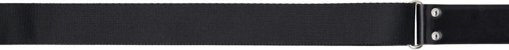 Toga Pulla Black Leather Nylon Chain Belt 2