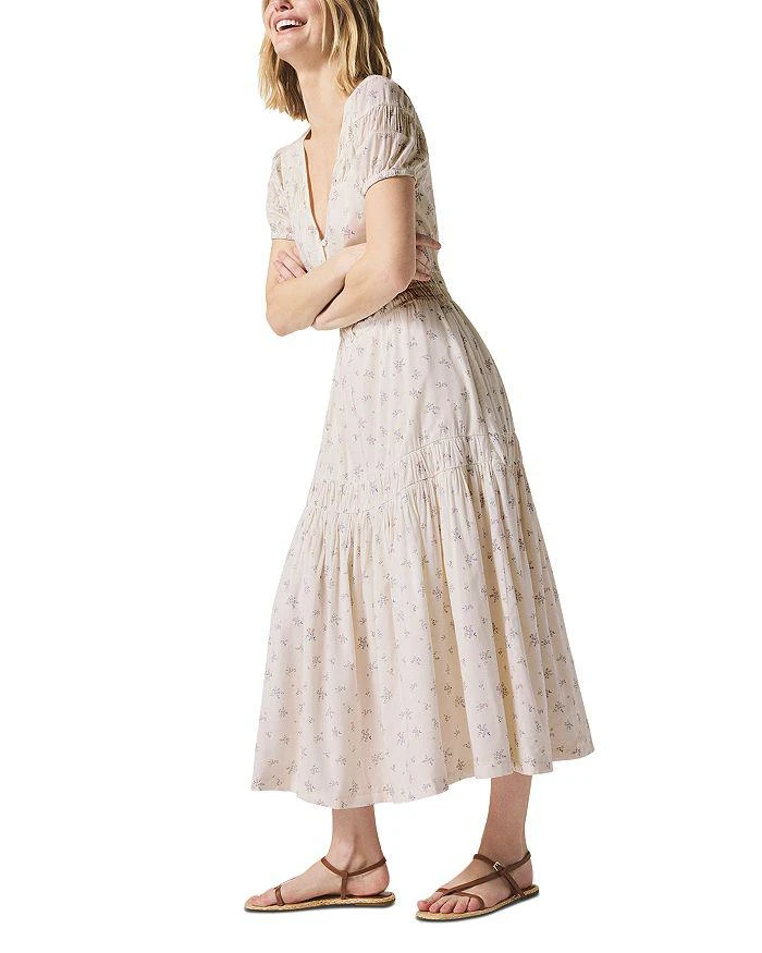 knee length dresses for ladies Splendid - Misty Patchwork Midi Dress