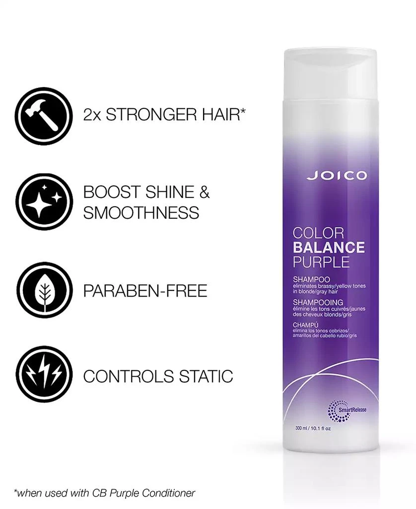 JOICO Color Balance Purple Shampoo, 10.1 oz. 6