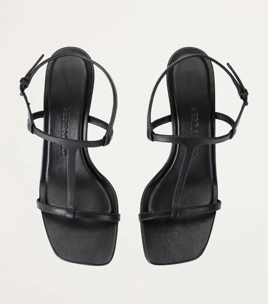 Salvatore Ferragamo Leather Elina Heeled Sandals 70 4
