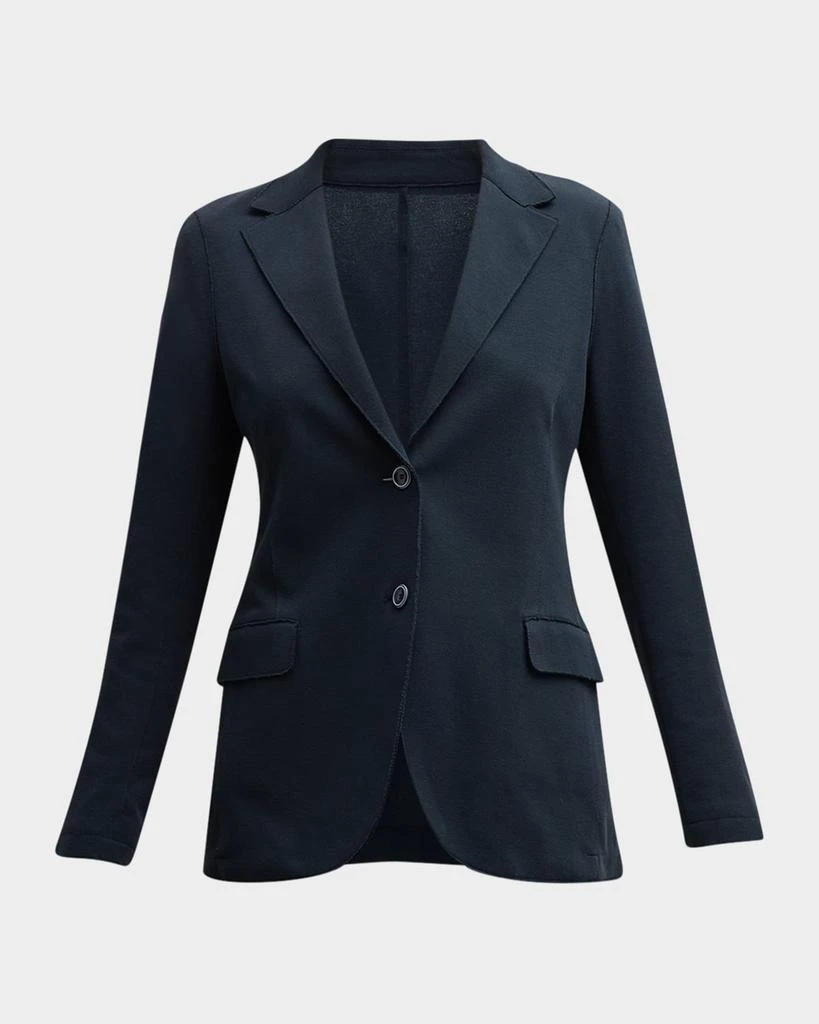 Eleventy Double-Vented Single-Breasted Blazer 1