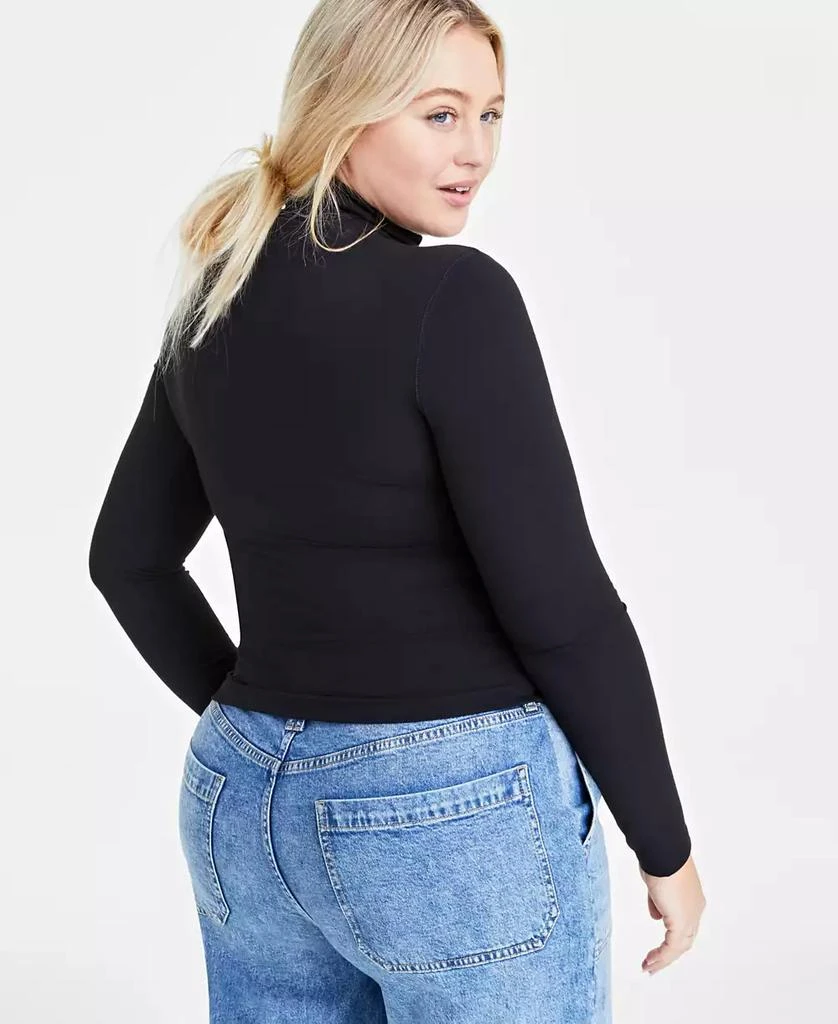 On 34th Women's Modal Long Sleeve Turtleneck, Created for Macy's 4