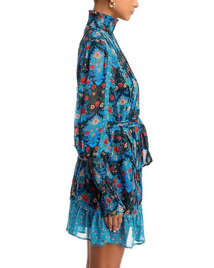 Farm Rio Arabesque Floral Pleated Dress 5