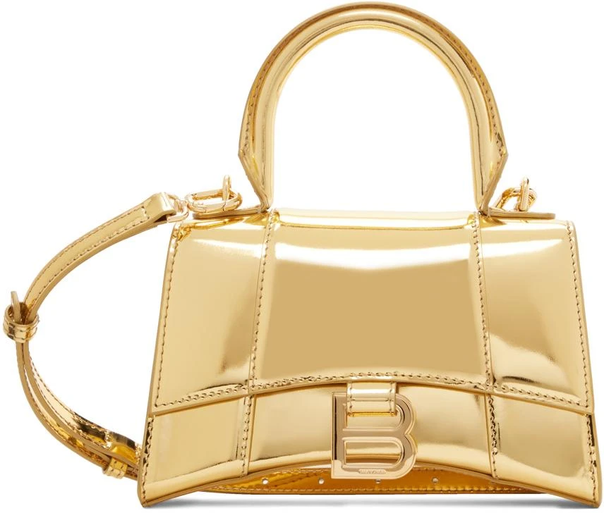 Balenciaga Gold XS Hourglass Bag 1