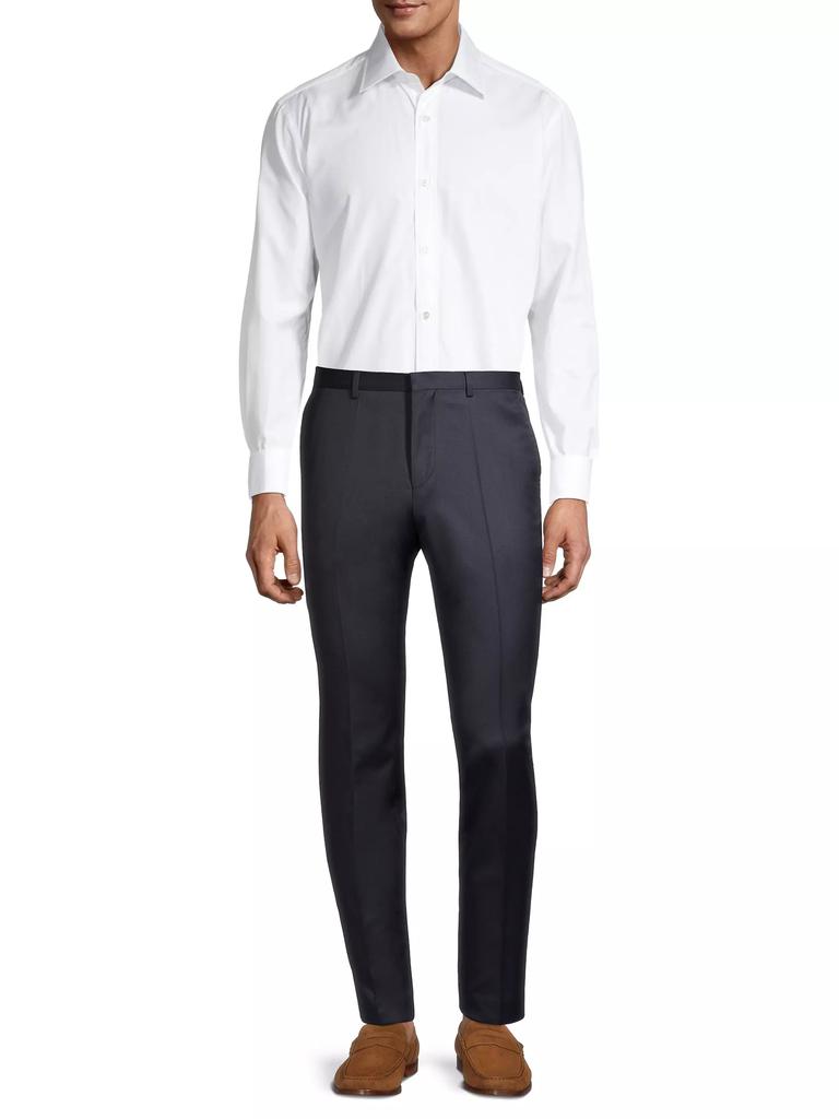 Charvet Solid Poplin Dress Shirt