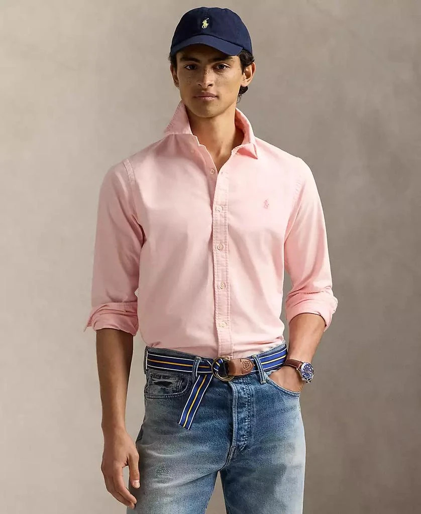 Ralph Lauren Men's Classic Fit Mineral-Dyed Oxford Shirt 1